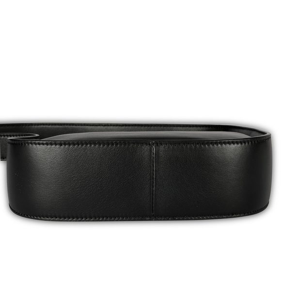 The Row Black Calfskin Leather Half Moon Bag - Picture 3 of 7